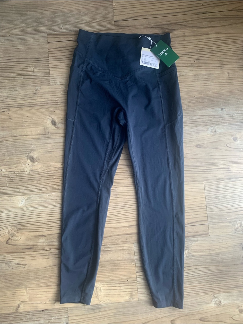 Halara UltraSculpt High Waisted Tummy Control Leggings Black Size M
